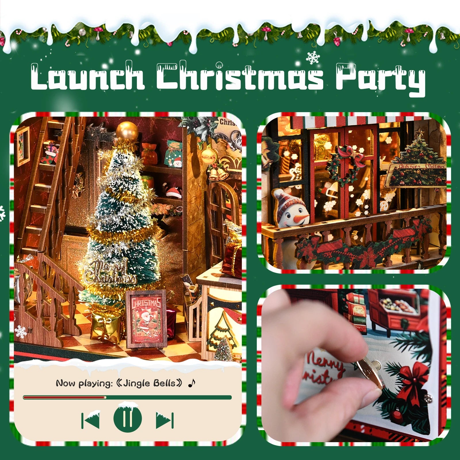 Christmas Shop Music Box